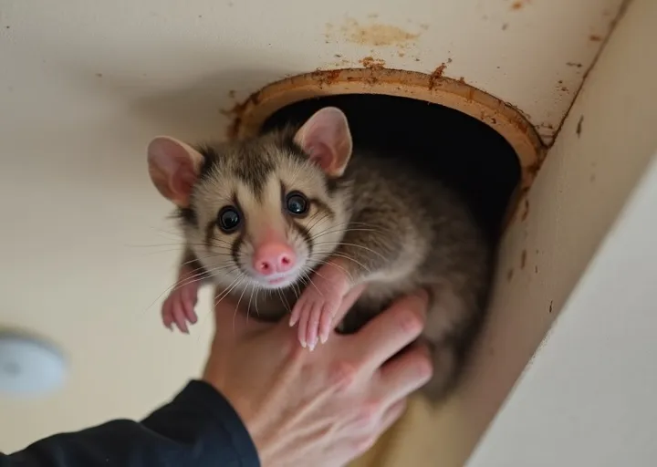 Humane Possum Extraction Basin Pocket